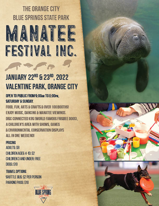 36th Annual Manatee Festival Blue Spring Adventures