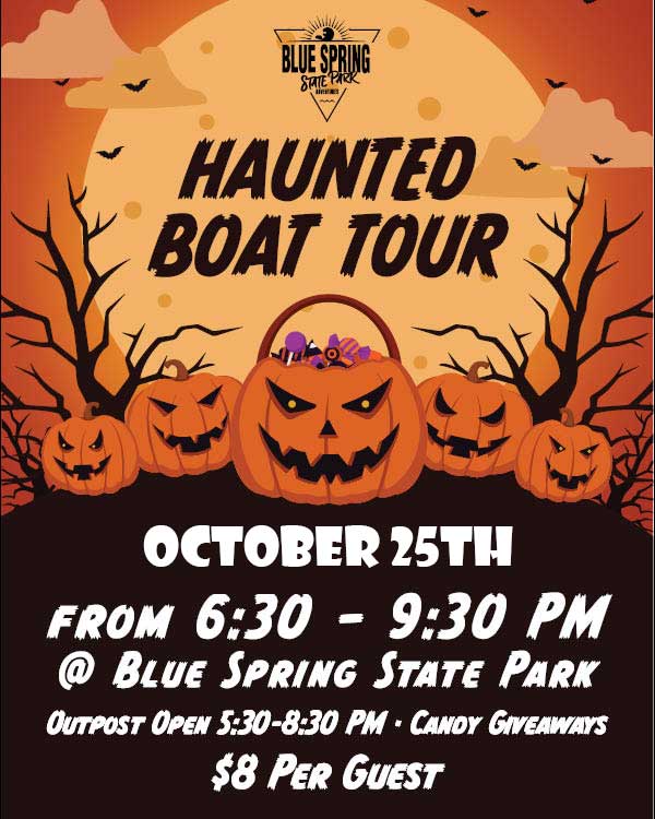 Blue Spring Haunted Boat 2025
